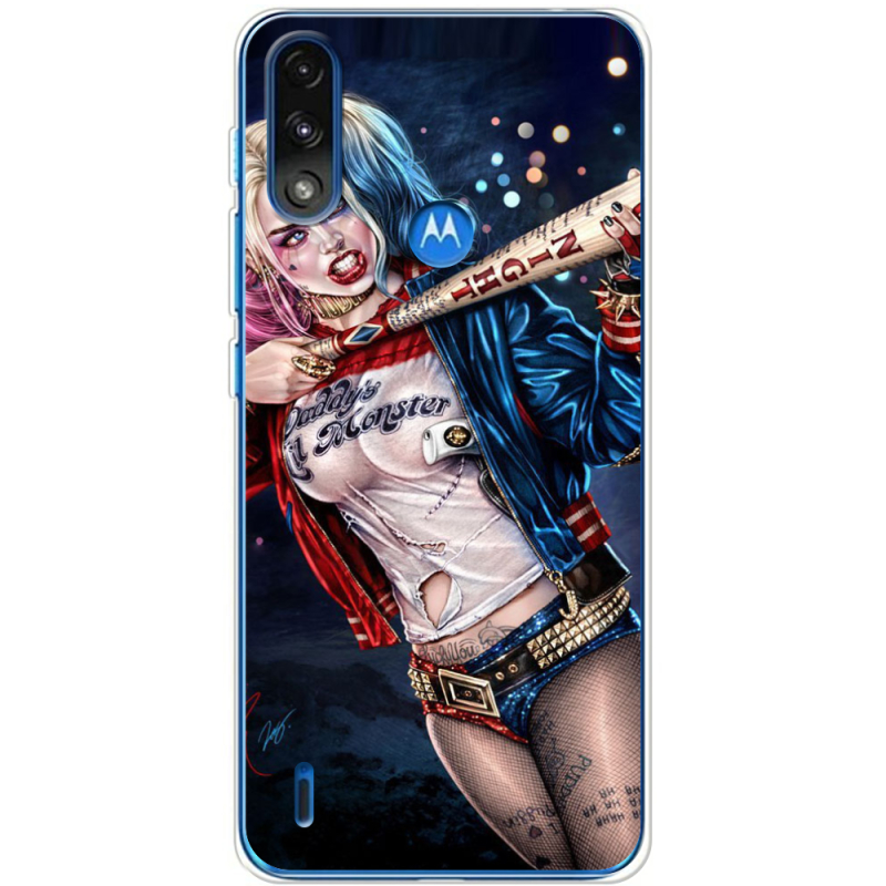 Чехол BoxFace Motorola E7i Power Harley Quinn