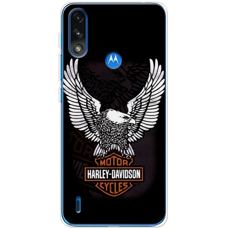 Чехол BoxFace Motorola E7i Power Harley Davidson and eagle