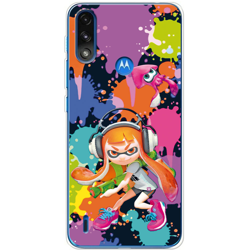 Чехол BoxFace Motorola E7i Power Splatoon Inklings