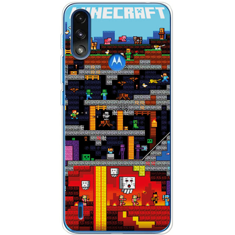 Чехол BoxFace Motorola E7i Power Minecraft Lode Runner