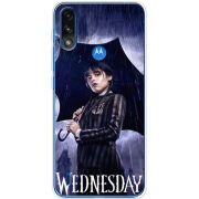 Чехол BoxFace Motorola E7i Power Wednesday Addams