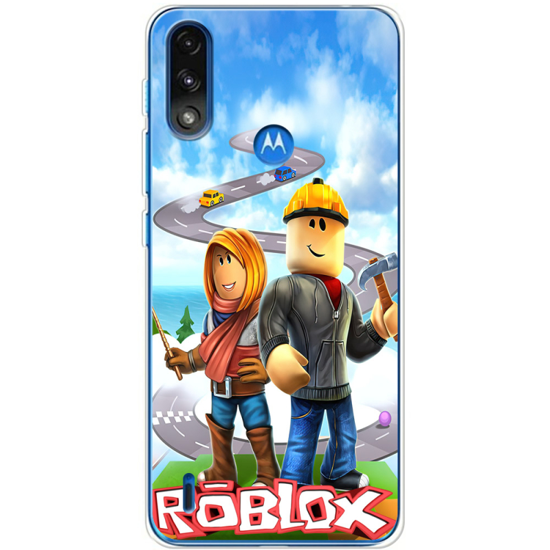 Чехол BoxFace Motorola E7i Power Roblox Білдерман