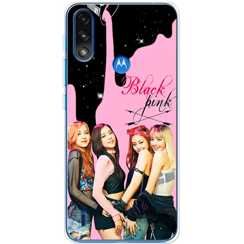 Чехол BoxFace Motorola E7i Power Blackpink Star