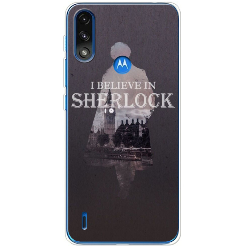 Чехол BoxFace Motorola E7i Power Sherlock