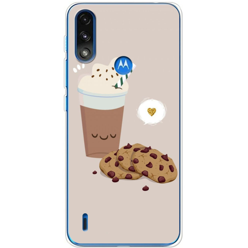 Чехол BoxFace Motorola E7i Power Love Cookies