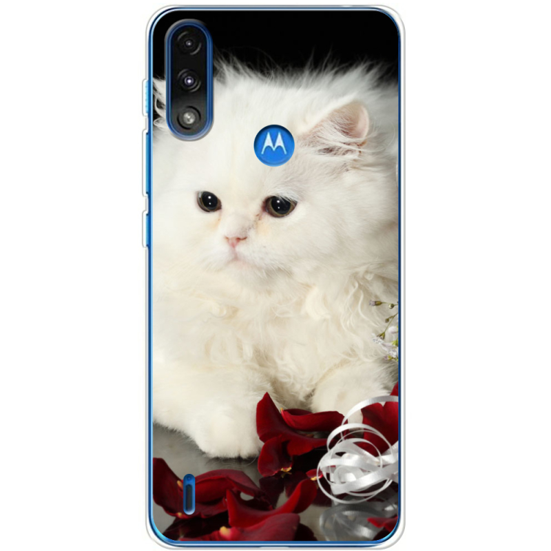 Чехол BoxFace Motorola E7i Power Fluffy Cat