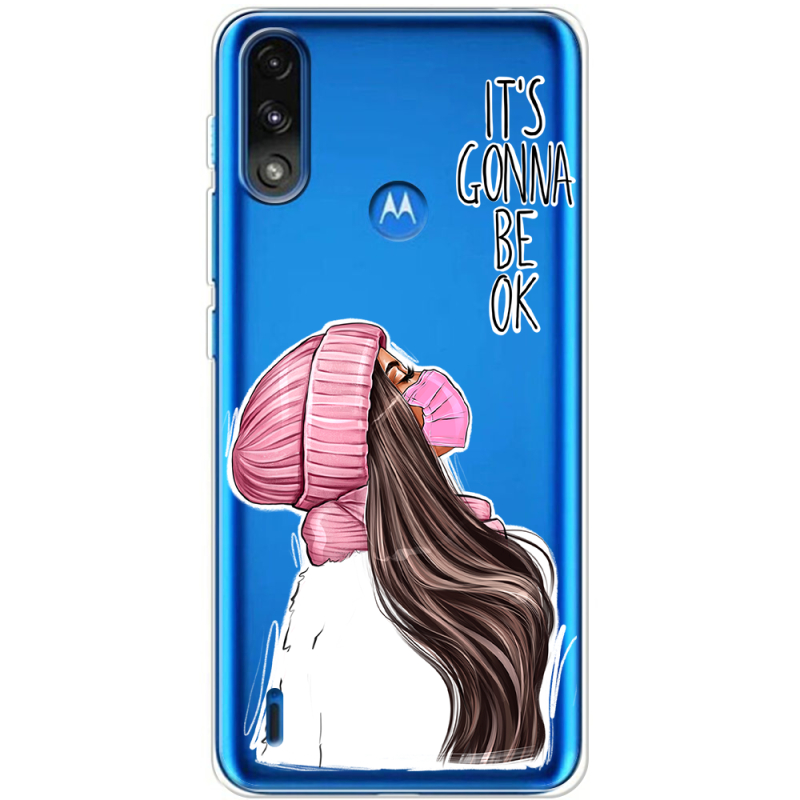 Прозрачный чехол BoxFace Motorola E7i Power It's Gonna Be OK