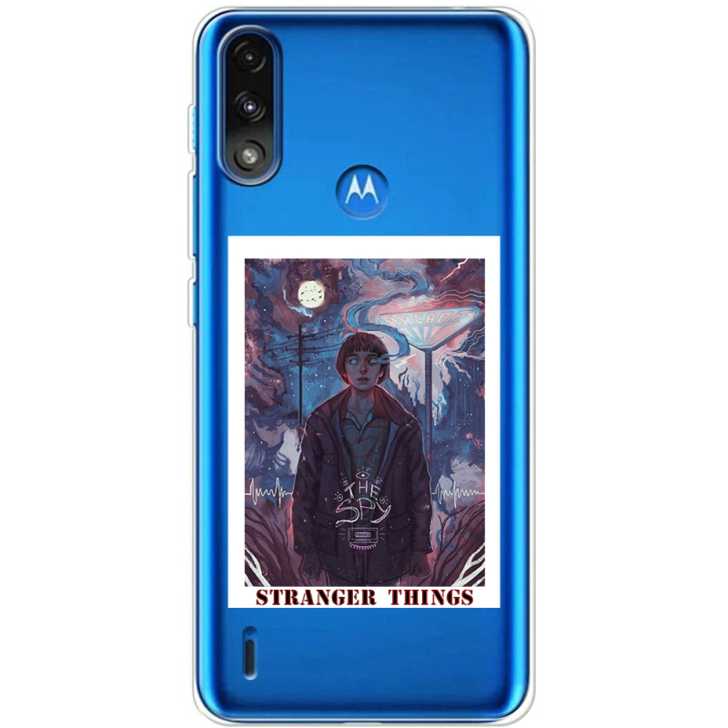 Прозрачный чехол BoxFace Motorola E7i Power Stranger Things