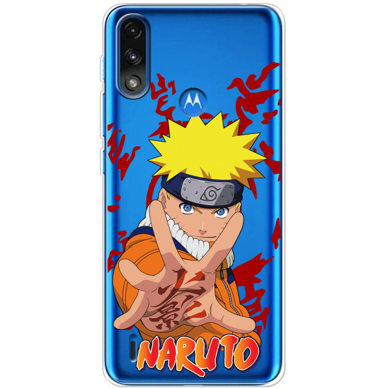 Прозрачный чехол BoxFace Motorola E7i Power Naruto