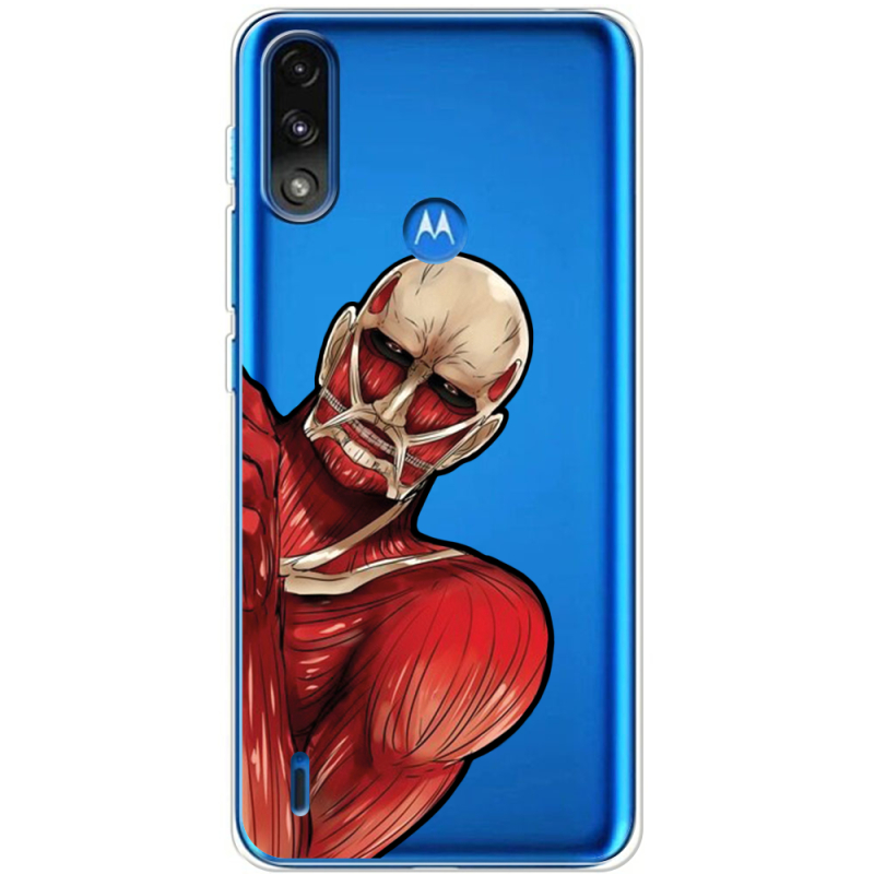 Прозрачный чехол BoxFace Motorola E7i Power Титан