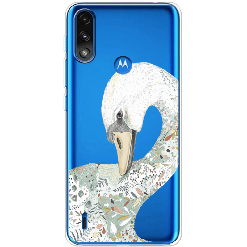 Прозрачный чехол BoxFace Motorola E7i Power Swan