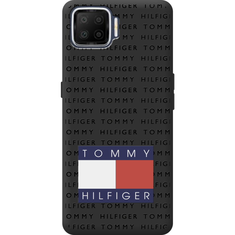 Черный чехол BoxFace OPPO A73 Tommy Print