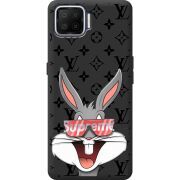 Черный чехол BoxFace OPPO A73 looney bunny