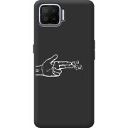 Черный чехол BoxFace OPPO A73 Pew Pew