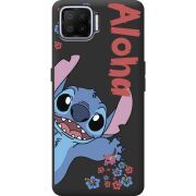 Черный чехол BoxFace OPPO A73 Гавайський друг Stich