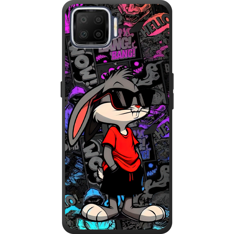 Черный чехол BoxFace OPPO A73 Малий вухань