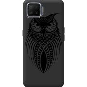 Черный чехол BoxFace OPPO A73 Owl