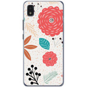 Чехол BoxFace ZTE Blade L210 Line Flowers