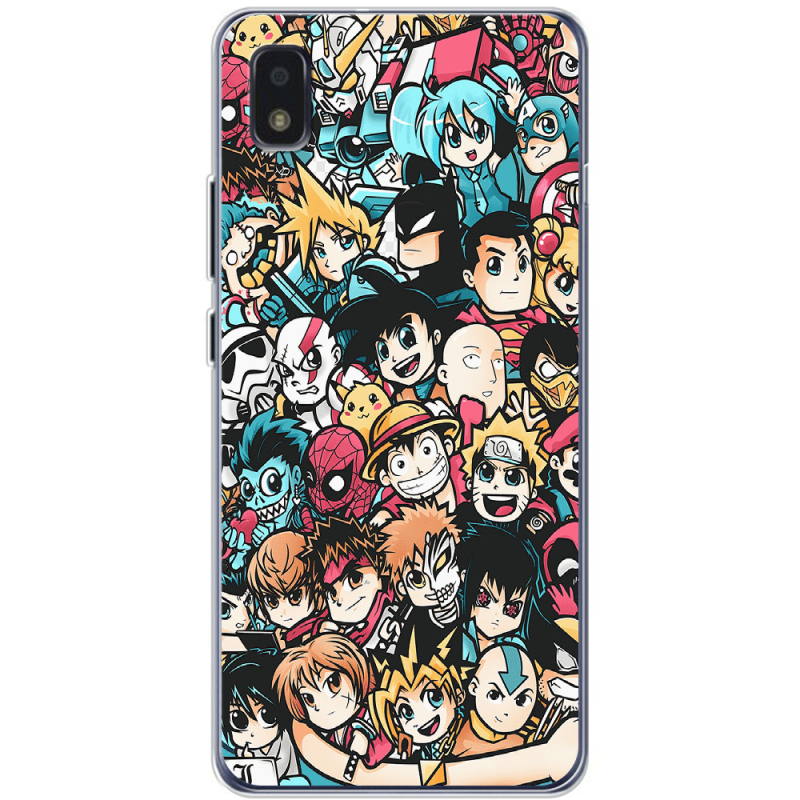 Чехол BoxFace ZTE Blade L210 Anime Stickers