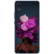 Чехол BoxFace ZTE Blade L210 Exquisite Purple Flowers