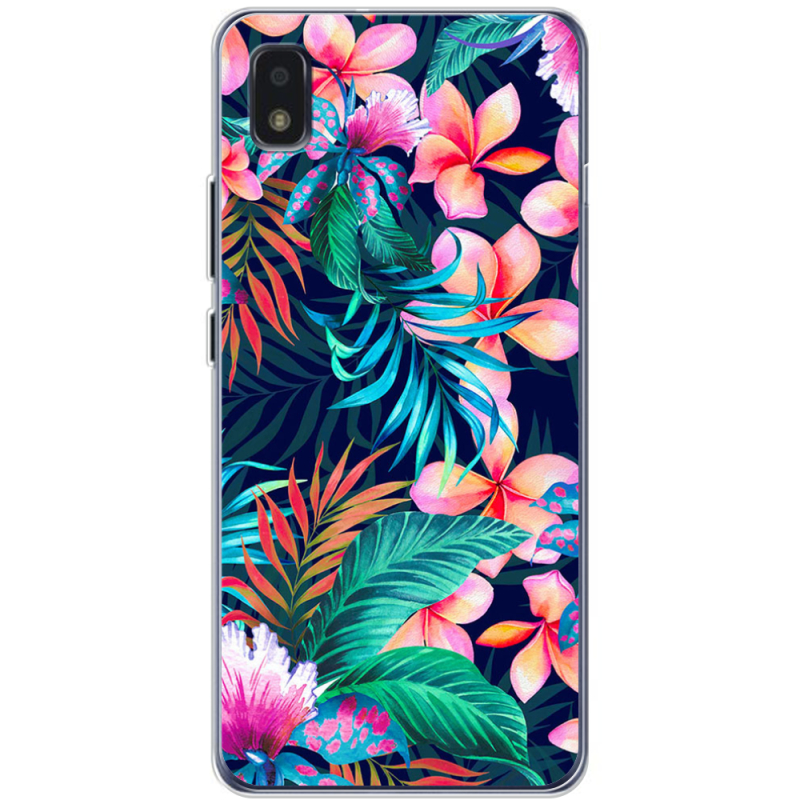 Чехол BoxFace ZTE Blade L210 flowers in the tropics