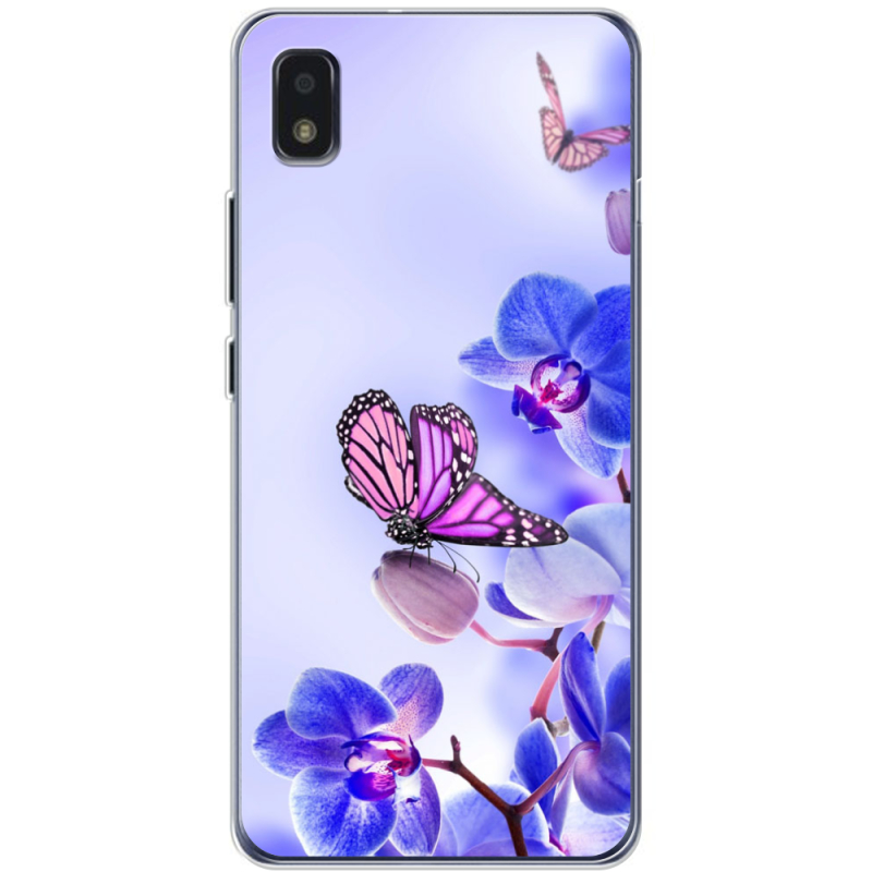 Чехол BoxFace ZTE Blade L210 Orchids and Butterflies