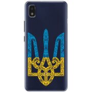 Прозрачный чехол BoxFace ZTE Blade L210 Gold Trident