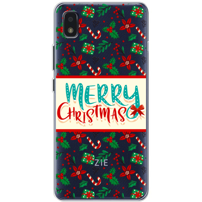 Прозрачный чехол BoxFace ZTE Blade L210 Vintage Christmas Pattern