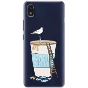 Прозрачный чехол BoxFace ZTE Blade L210 Segull in Cofee Pool