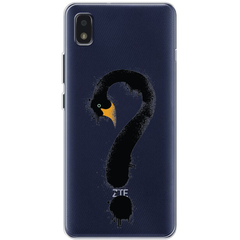 Прозрачный чехол BoxFace ZTE Blade L210 Swan question