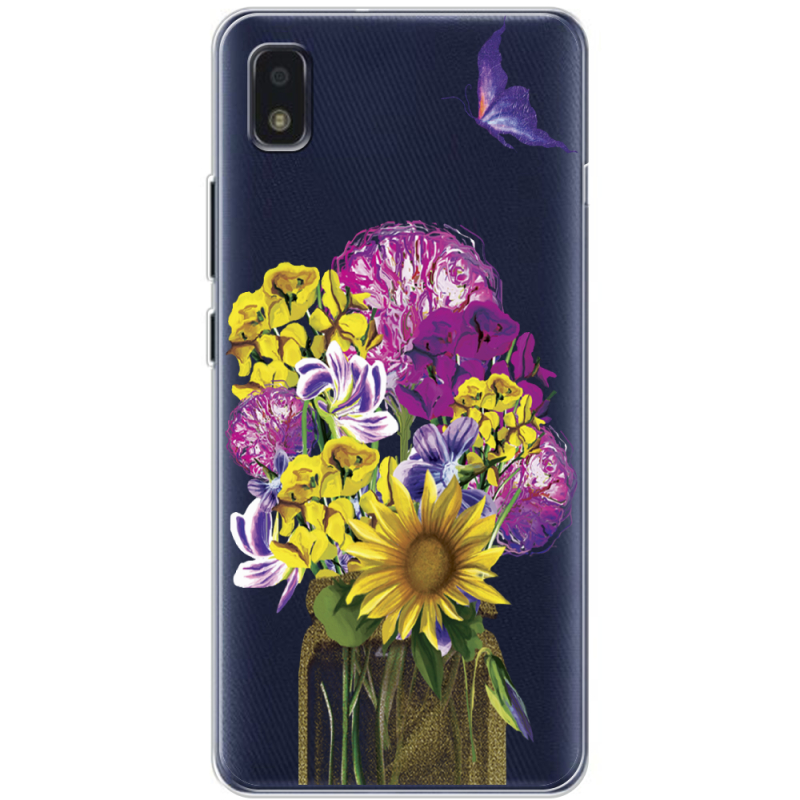 Прозрачный чехол BoxFace ZTE Blade L210 My Bouquet