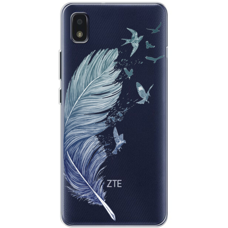 Прозрачный чехол BoxFace ZTE Blade L210 Feather