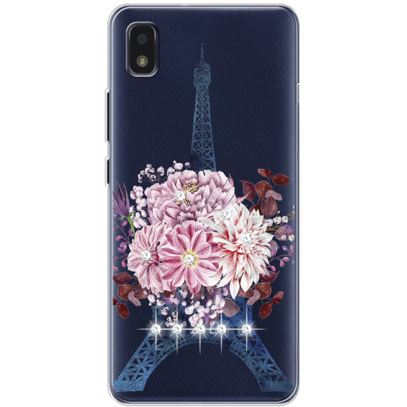 Чехол со стразами ZTE Blade L210 Eiffel Tower