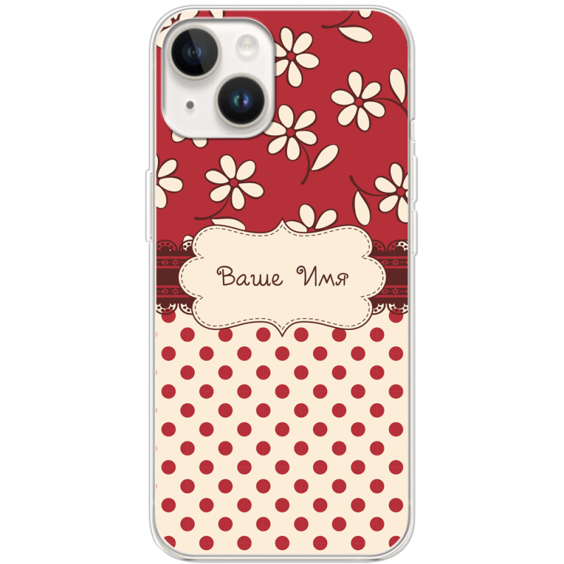 Чехол BoxFace Apple iPhone 14 Именной Polka Dots