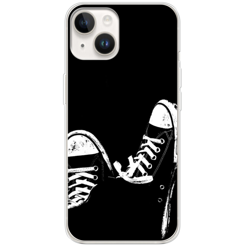 Чехол BoxFace Apple iPhone 14 Black Sneakers