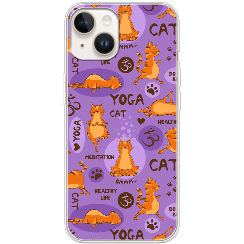 Чехол BoxFace Apple iPhone 14 Yoga Cat