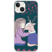 Чехол BoxFace Apple iPhone 14 Girl and deer