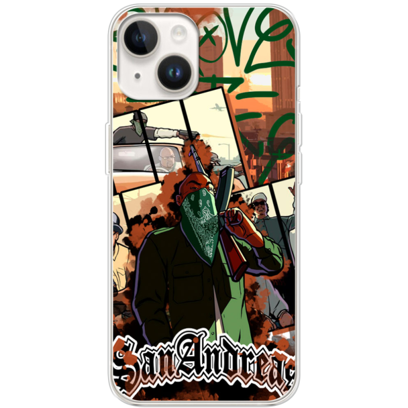 Чехол BoxFace Apple iPhone 14 GTA San Andreas