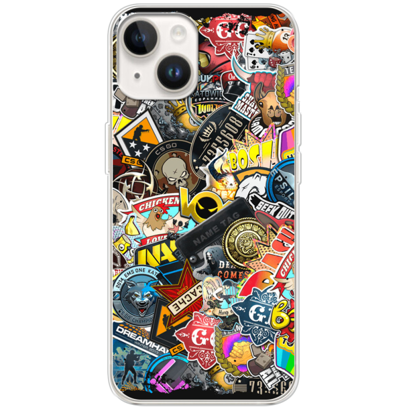 Чехол BoxFace Apple iPhone 14 CS:Go Stickerbombing