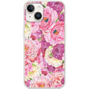 Чехол BoxFace Apple iPhone 14 Pink Peonies