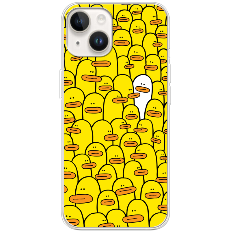 Чехол BoxFace Apple iPhone 14 Yellow Ducklings