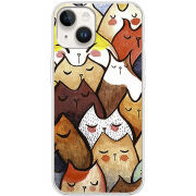 Чехол BoxFace Apple iPhone 14 Sleepy Cats