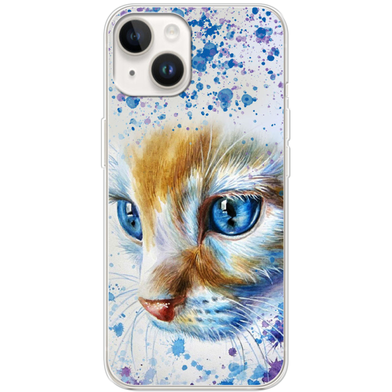 Чехол BoxFace Apple iPhone 14 Голубоглазый Кот