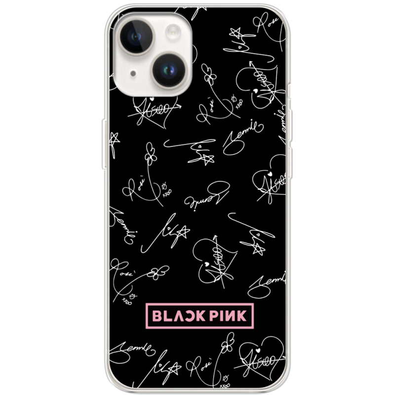 Чехол BoxFace Apple iPhone 14 Blackpink автограф