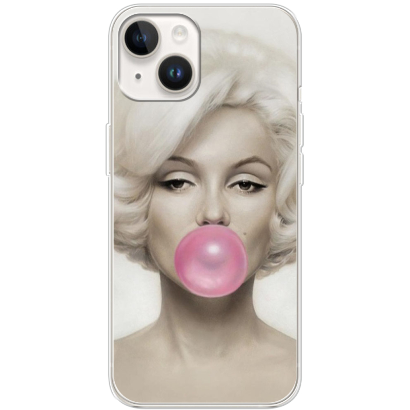 Чехол BoxFace Apple iPhone 14 Marilyn Monroe Bubble Gum