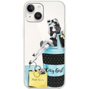 Прозрачный чехол BoxFace Apple iPhone 14 City Girl