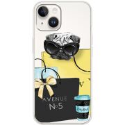 Прозрачный чехол BoxFace Apple iPhone 14 Fashion Pug