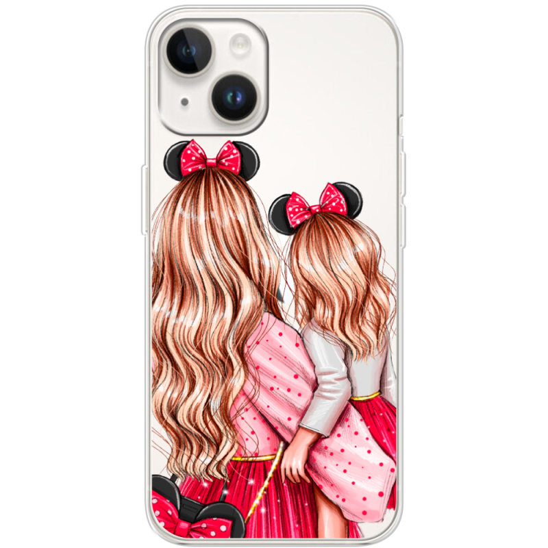 Прозрачный чехол BoxFace Apple iPhone 14 Mouse Girls