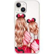 Прозрачный чехол BoxFace Apple iPhone 14 Mouse Girls