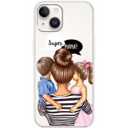 Прозрачный чехол BoxFace Apple iPhone 14 Super Mama